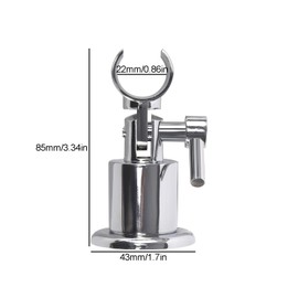 Shower Head Holder, Universal Hand Shower Holder, Adjustable Shower Holder for Shower Head, Holder Shower Head with Screws, Rotatable Shower Holder for Slide