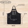 LEVLO Artists Gift Painter Hourly Rate Waterprof Adjustable Apron for