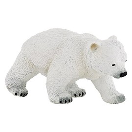 Papo WILD ANIMAL KINGDOM Figurine, 50145 Walking Polar Bear cub, Multicolour