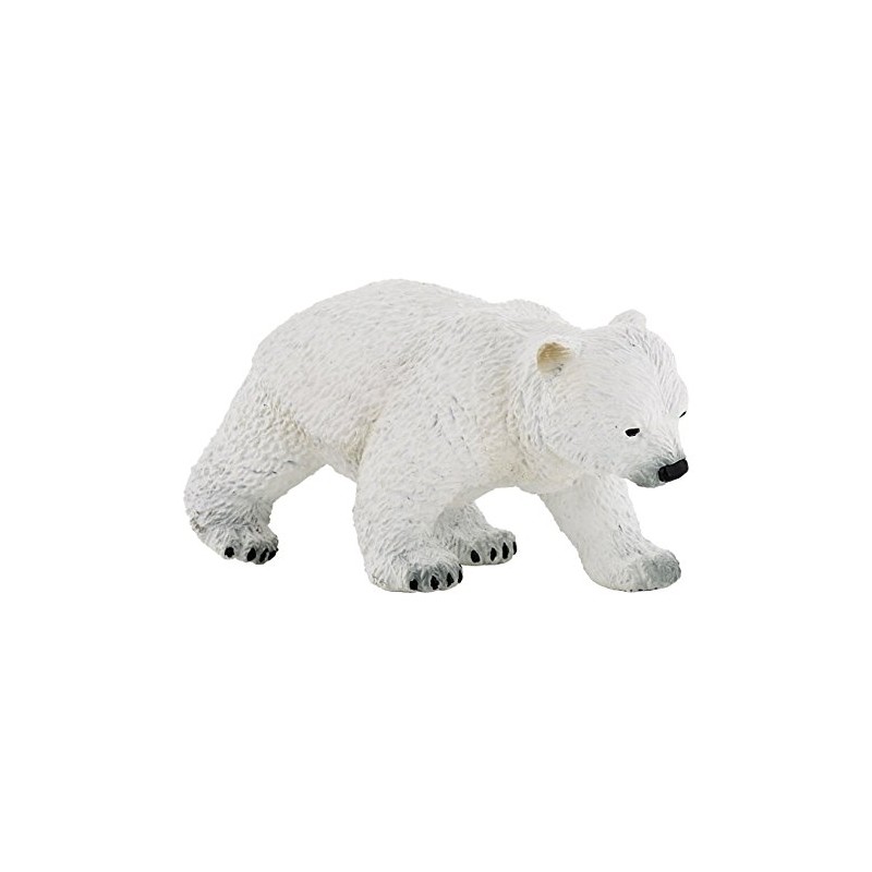 Papo WILD ANIMAL KINGDOM Figurine, 50145 Walking Polar Bear cub,
