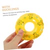 ifundom Pack of 5 Duck Swimming Rings Inflatable Swimming Ring