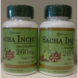 Laboratorios Portugal  SACHA INCHI X 100 SOFT GELS (SACHA INCHI X 100 CAPSULAS BLANDAS) (2 COMBO)