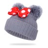 KH Gorro Para Bebe 2 Pompon Niño Niña Dama Minnie
