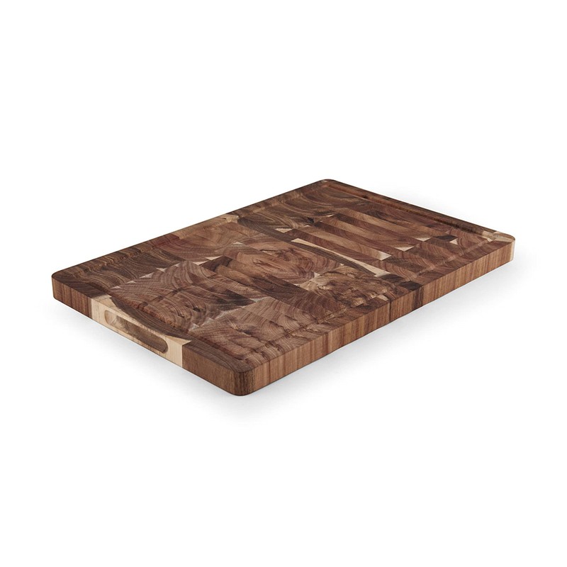 Farberware Thick End Grain Acacia Cutting Board with Juice Groove