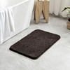 MIULEE Set of 2 Non Slip Shaggy Bathroom Rugs Extra
