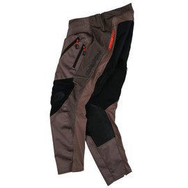 Troy Lee Designs Scout GP Motorcycle/Dirt Bike Pants for Men, Ventilation, Zipper Pockets, Leather Knee Pads, Solid Tarmac, 28, SKU 267903011