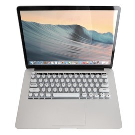 Keyboard Cover for Long Nails, Silicone Keyboard Cover Protector for Nail Art, 3D Keyboard Protective Film, Comfortable Typing for Long Nails, Compatible with MacBook Pro13 2020-2023, US ANSI(White)