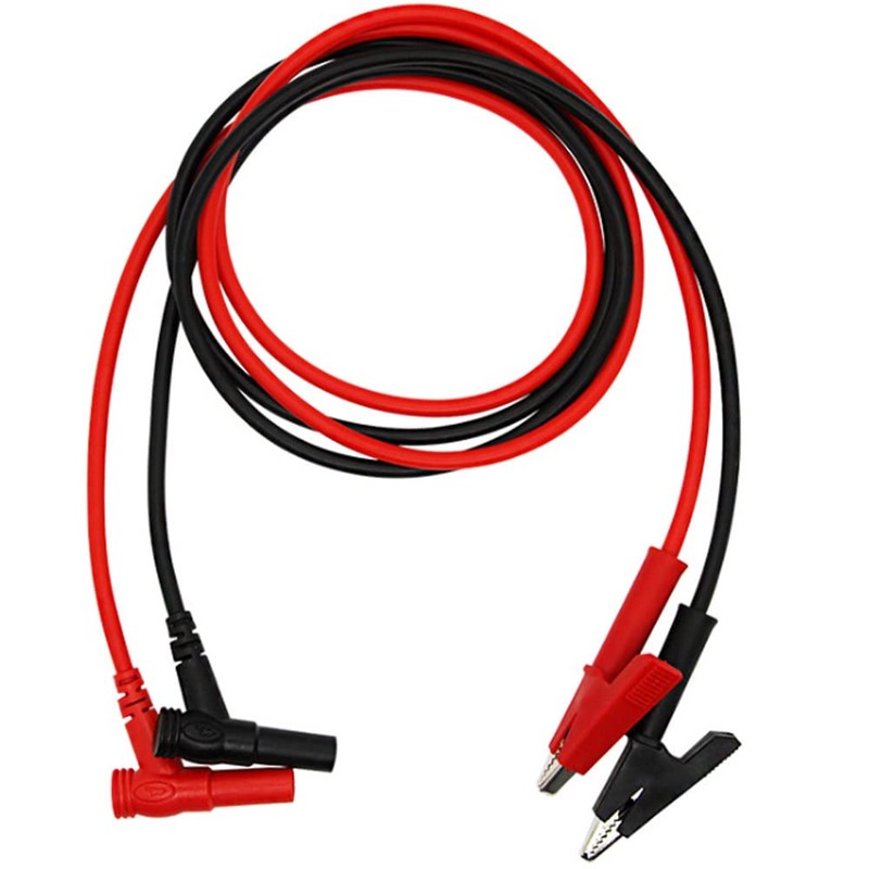 Greluma Pack of 2 Multimeter Test Leads, Banana Plug Right