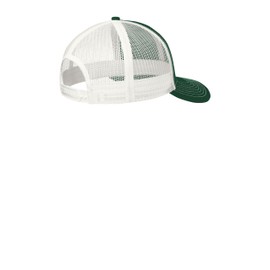 Port Authority Snapback Trucker Cap,Dark Green/ White,One Size