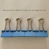 Medium Binder Clips Blue Color 1-1/4" / 1.25 inches /