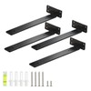 HEART ART Floating Shelf Bracket 12 Inch,4 Pack Heavy Duty