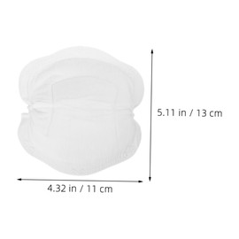 KOMBIUDA Breast Pads Mom-Breast Pads-24pcs Maternity Pads Ultra-Absorbent Leakproof Breast Mat for Breastfeeding Postpartum White Comfortable