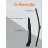 Replacement for Ford Edge Rear Wiper Arm Blade Kit 2015-2023