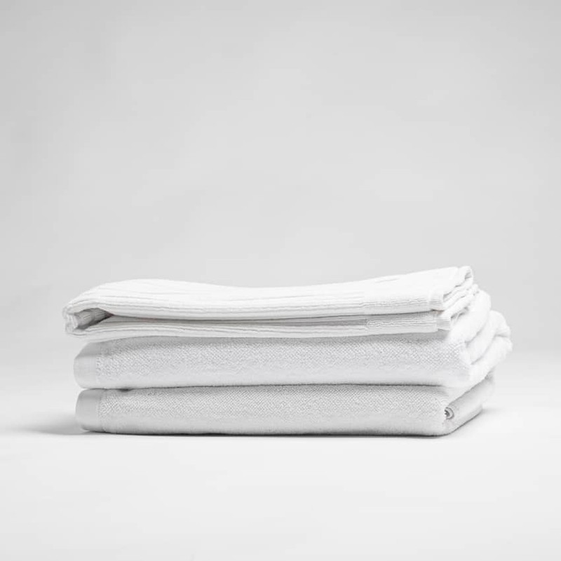 EcoLinen Organic Cotton Hand Towel, SPA Hand Towel / Green