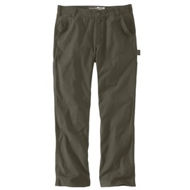 Carhartt Men's Relaxed Straight Rugged Flex Duck Dungaree, Moss, W32 x L34