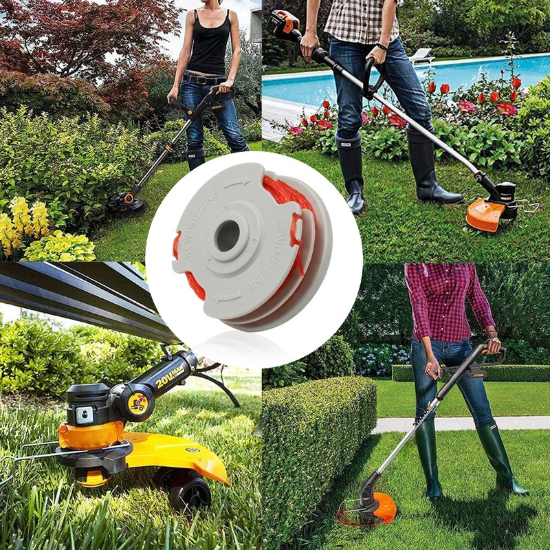 Abnaok Strimmer Spool Line for Flymo FLY021, 4PCS String Trimmer