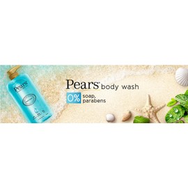 PEARS Pears Body Wash, Mint Extracts C Pure & Gentle 100% Soap-Free Glycerin Cleanser for Glowing Skin, 500ml