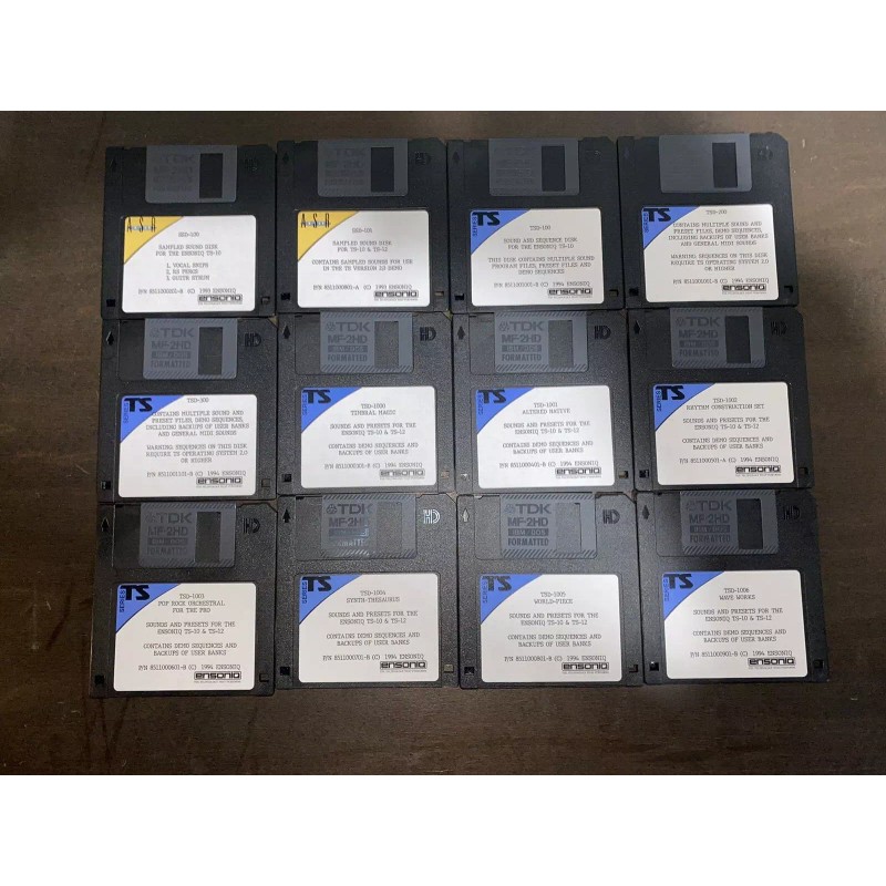 16Samples Ensoniq TS-10 TS-12 Floppy Disks Sound Library - 12