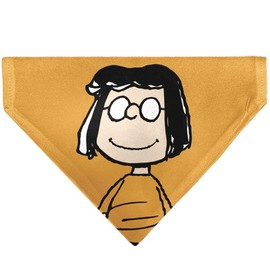 Peanuts Pet Bandana Marcie Smiling Face Pose Yellow Slip On Collar Bandana Only