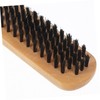 Healeved Shaped Wooden Hair Straightening Comb Static Bristle Brush for