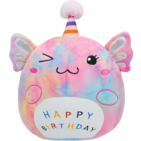 LICSOR LICSOR Axolotl Plush Toy 12 Inch Cute Unicorn Axolotl
