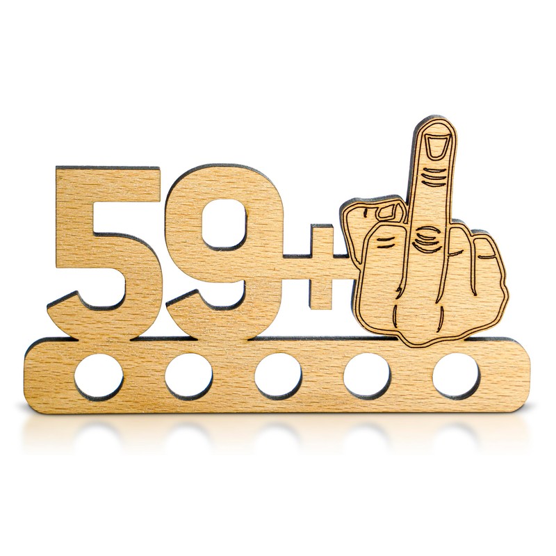 Munera Design - Funny 60th Birthday Money Gift Wooden