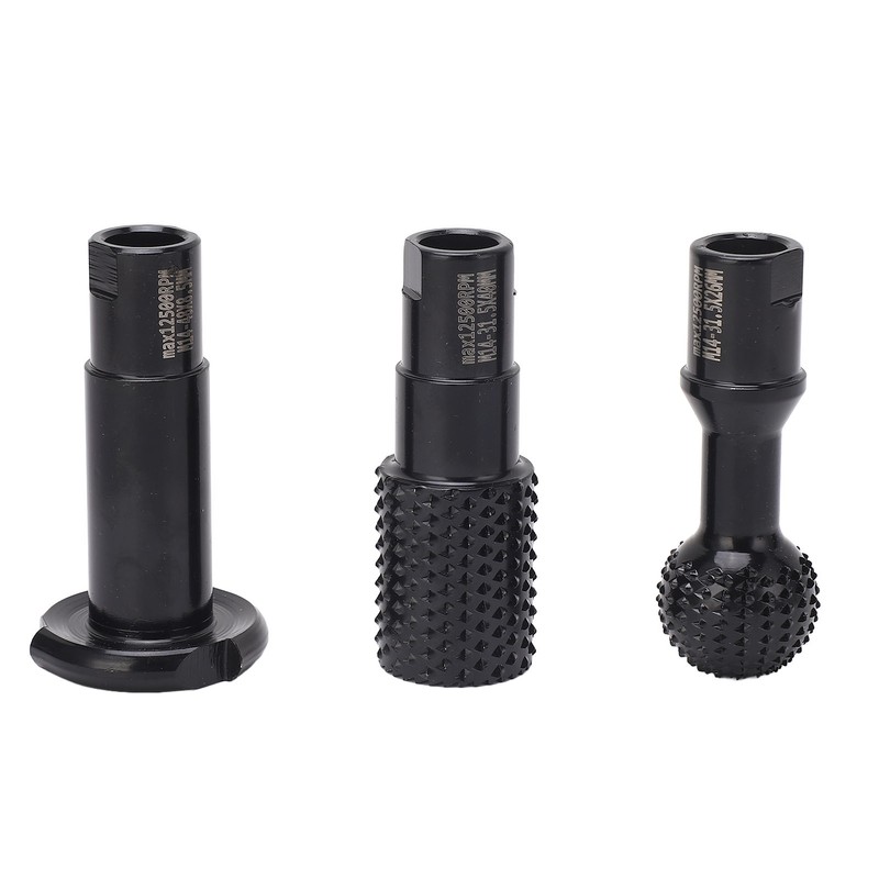 3Pcs Rotary Burr Set M14 Rotary File Wood Carving Burrs