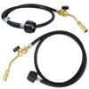 Propane Gas Tank Turbo Torch Hose Adapter Kit, Portable Propane