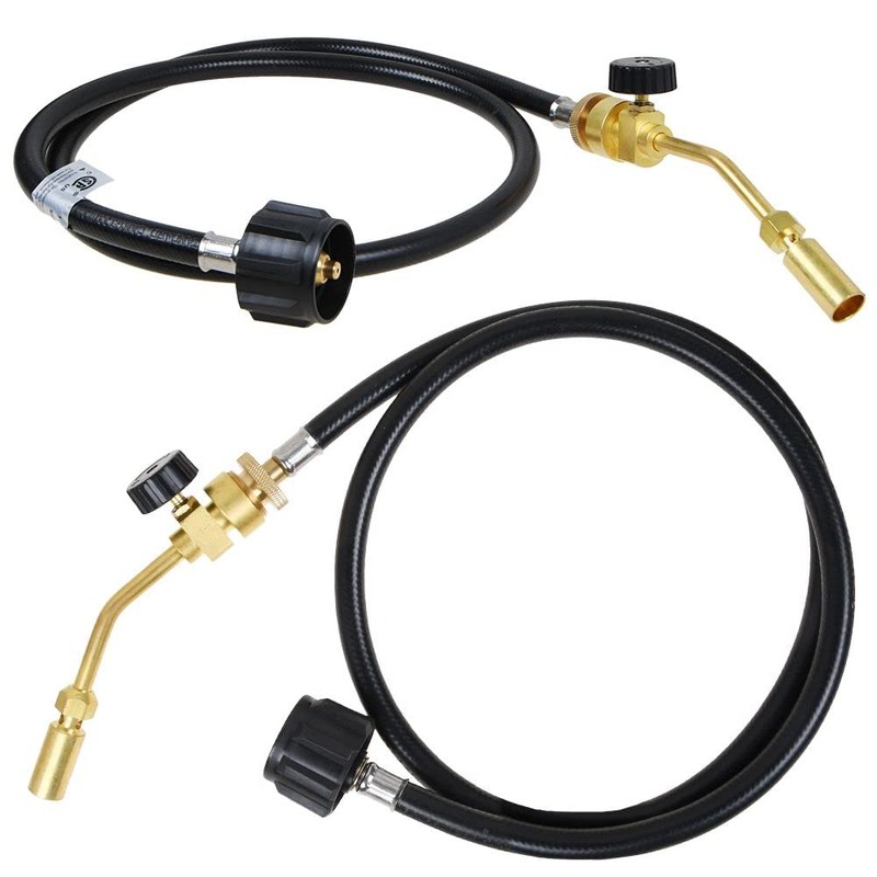 Propane Gas Tank Turbo Torch Hose Adapter Kit, Portable Propane