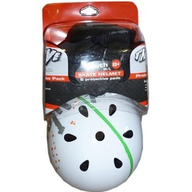 Street Surfing The Wave 'Skate Helmet & Protector Set, Graphitti