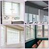 Lunriwis Roller Blind Holder Window, 17 mm Double Roller Blind