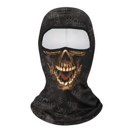 3D Balaclava Mask Full Face Mask Hood Mask Ghosts Skull Mask Men Women for Ski Hunting Motorcycle Cycling