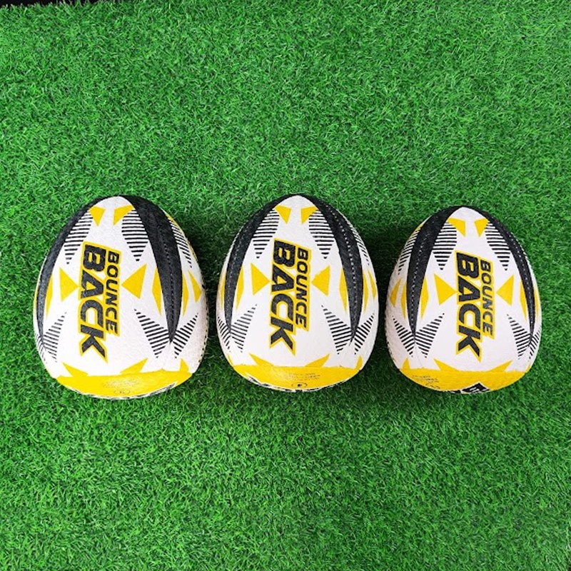 Optimum Rugby Bounce Back Solo Skills Ball - Balanced, Responsive,