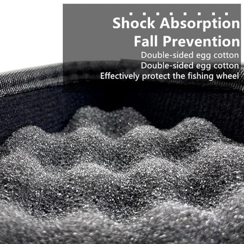 AIMALL Fishing Reel Storage Case with Shockproof Protection - Water-Resistant,