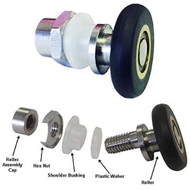Shower Door Ball Bearing Top Roller Assembly for Framed and Frameless Sliding Shower Doors