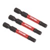 Sealey 3pc 50mm Hex 5mm Impact Power Tool Bit Set