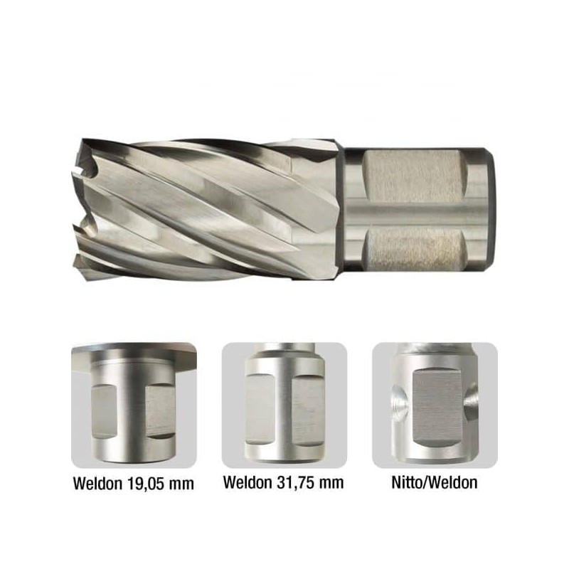 Euroboor HCS.140 HSS Core Drill Bit - Drilling Depth: 30