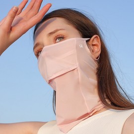 Golf Sun Protection Long Mask Ultralight Mask Gray/ONE 2ea