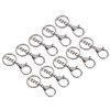 PATIKIL Key Chain Rings, 10 Pack Lobster Clasp Keyring Trigger
