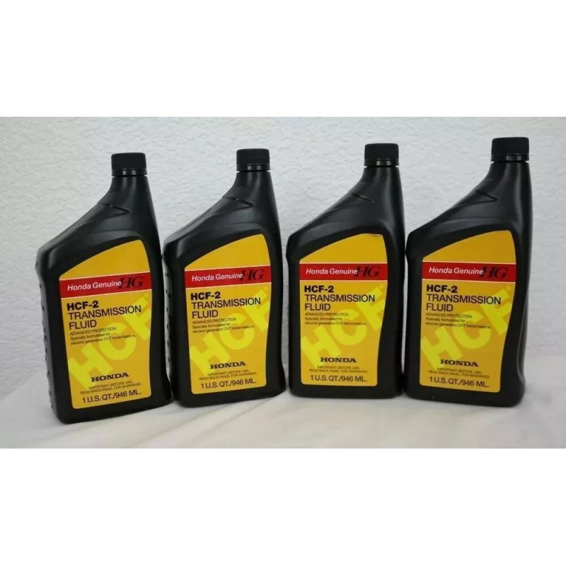 Genuine Honda Set of 4 Quarts Auto Transmission Fluid HCF-2