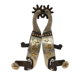 AJ Tack Wholesale Triple Cross Antique Brown Spur - Ladies