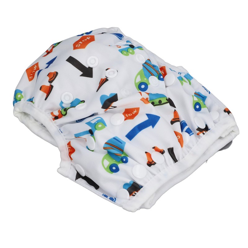 2PCS Baby Swim Diapers Soft Breathable Waterproof Adjustable Leakproof Swim