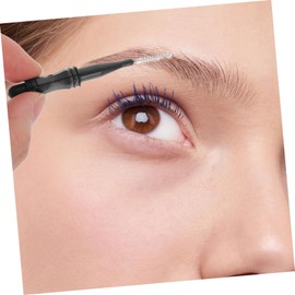 VICASKY 50pcs Eyebrow Brush with Caps Small Eyelash Mascara Wands for Makeup for Home and Salon Use Skin Friendly and Durable Design for Eyelash Lamination