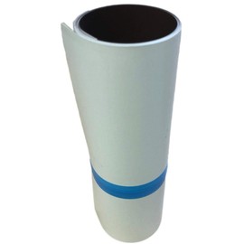 EAGLE 1 - Roll Valley Flashing -Galvanized and Aluminum Metal Rolls- Craft Metal- Many Sizes (Brown/White Aluminum, 10" x 10 FT)