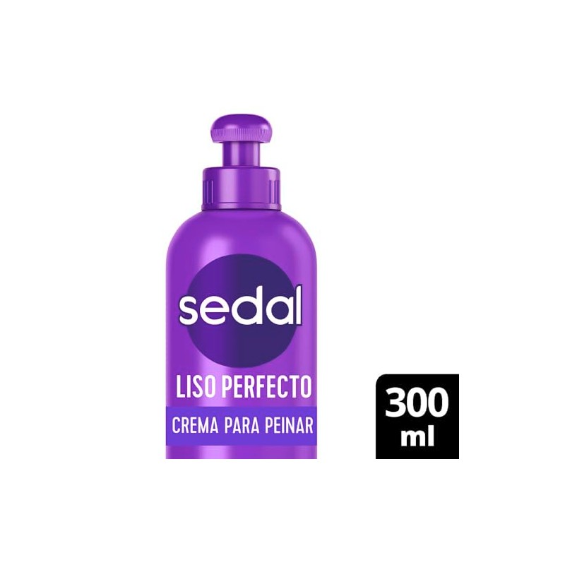 Sedal Crema Para Peinar Liso Perfecto, 300 Ml, Pack of