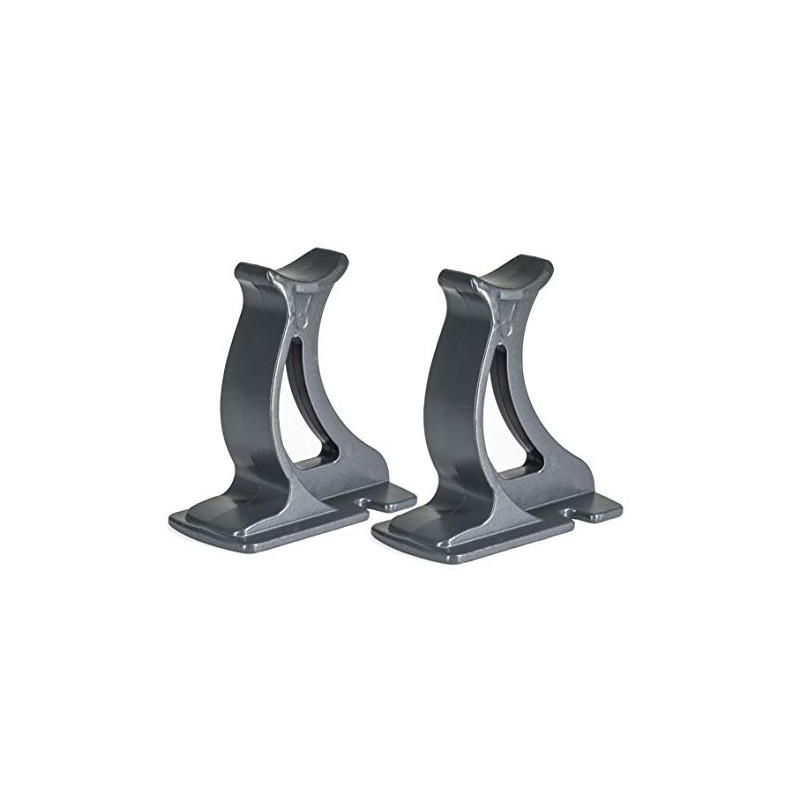 Valdern" Pair of Grey Anthracite Universal Traditional Column Radiator Support