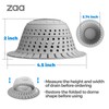 zaa Bathtub Drain Hair Catcher, Premium Silicone Shower Hair Catcher,