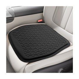 Gel Car Seat Cushion, Non-Slip Front Seat Bottom Cushion Pad, Black