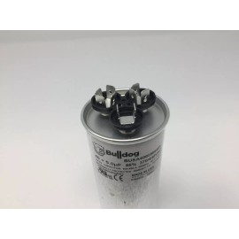 Bulldog Components HVAC Capacitor 40 + 5uf - 40/5 mfd Dual Round Run Capacitor - Made in USA