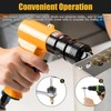 HSEAMALL 6 Piece Hand Riveting Tool Set Manual Riveting Machine